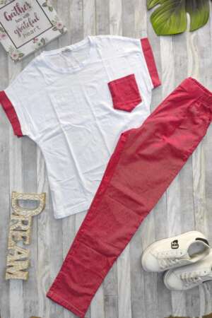 Модерен комплект панталон и блуза K1895
