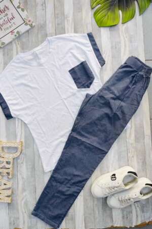 Модерен комплект панталон и блуза K1895