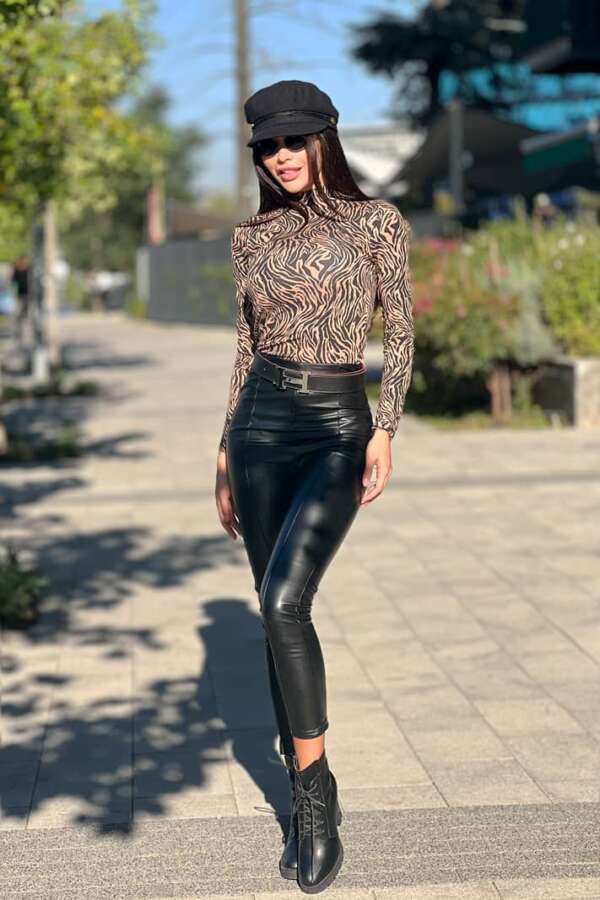 Дамски кожен клин DP213 - Image 4