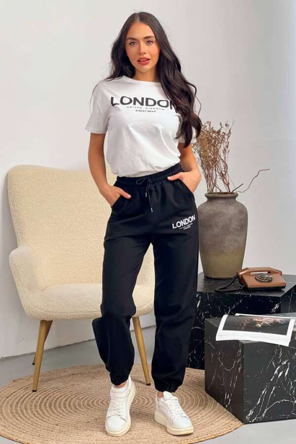 Спортен комплект от тениска и джогър панталон "London" K2135