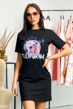 Рокля CALIFORNIA в бяло R1198
